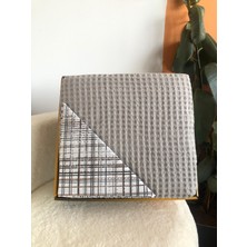 Bella Home Çift Kişilik Throw Cotton Lüks Pike - 4 Parça - Kutulu