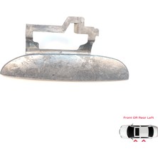 Bross Otomotiv Bmw 5 Serisi E39 1996-2003 4/5 Kapılı Sedan Touring 51218245461 51218200663 Için Ön Veya Arka Sol Metal Dış Kapı Açma Kolu