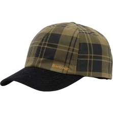 Barbour Elaine Check Şapka OL51 Olive Check