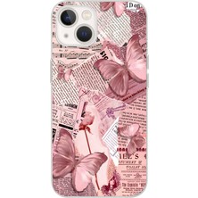 Manitoba Iphone 15 Uyumlu Baskılı Yumuşak Silikon Şeffaf Telefon Kılıfı