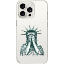 Manitoba Iphone 16 Pro Max Uyumlu Baskılı Yumuşak Silikon Şeffaf Telefon Kılıfı