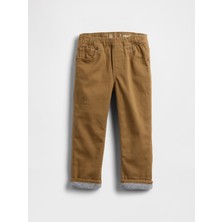 Gap Erkek Bebek Açık Kahverengi Cozy-Lined Baggy Jean Pantolon