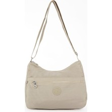 Sanmorris Kadın Suya Dayanıklı Kumaş 5 Gözlü Çapraz Okul Seyahat ve Omuz Çantası