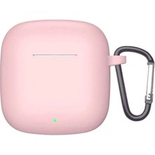 Adige Huawei Freeclip 2 Kulaklık Kılıfı Silikon Pembe