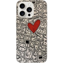 Manitoba Iphone 14 Pro Max Uyumlu Baskılı Yumuşak Silikon Şeffaf Telefon Kılıfı