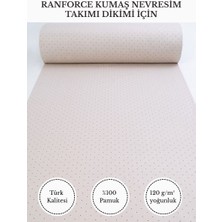 Fabricstown Renkli Baskılı Ranforce Kumaş – Pamuk Nevresimlik Kumaş, 240 cm En