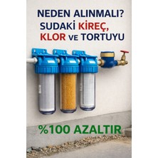 Aquatime Bina Girişi 10 inç Filtrasyon Sistemi | Ana Giriş Su Filtresi | Temiz ve Sağlıklı Su (Filtre Dahil)