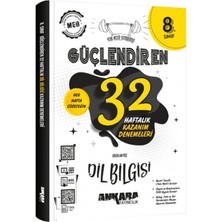 Ankara Yayıncılık Ankara 8. Sınıf Güçlendiren Dil Bilgisi Haftalık Kazanım Denemele
