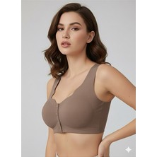 Sweet Sauna Lazer Kesim Önü Düğmeli Dikişsiz Görünmez Agraflı Çıkarılabilir Pedli Askılı Hayalet Bralet Sütyen