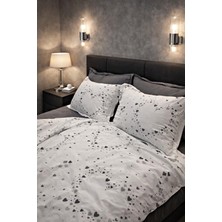 Miar %100 Pamuk Çift Kişilik Lastikli Çarşaflı Nevresim Seti – 4 Adet Yastık Kılıflı,toplam 6 Parça