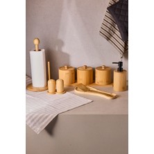 Perotti Pisa 13 Parça Ergonomik Çok Amaçlı Organizasyon Tezgah Üstü Bambu Mutfak Seti