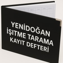 Notyaz Gülşen Kırtasiye Yenidoğan Işitme Tarama Kayıt Defteri 001 - 200 Numaralı