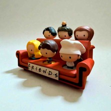 Multiogz Friends Figür Standı | Friends Dizi Temalı Koleksiyon Standı | Dekoratif Figür Sergileme Aparatı