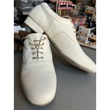 Bitangosu Erkek ,ekru, Deri Yeni Rahat Kalıp 1,5 cm Topuk Tango, Dans ve Salon Ayakkabısı