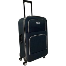 Karizma Polo Ultra Hafif -4 Tekerli-Körüklü-Su Geçirmez Kumaşdan Büyük Boy Valiz 75 cm