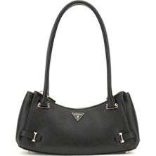 Guess Rosalba Top Zıp Shou Kadın Omuz Çantası Poliüretan Logolu Tasarım -ZG965717