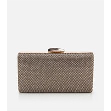 Hotiç Kadın Gold Portföy Suni Deri Malzeme ile Şık Gece Kullanımı için Tasarlandı