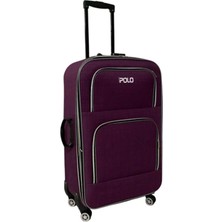 Karizma Polo Ultra Hafif -4 Tekerli-Körüklü-Su Geçirmez Kumaşdan Büyük Boy Valiz 75 cm