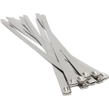 Matech Çelik Kablo Bağı - 4.8X300MM 1 Paket (100 Adet)