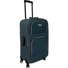 Karizma Polo Ultra Hafif -4 Tekerli-Körüklü-Su Geçirmez Kumaşdan Büyük Boy Valiz 75 cm