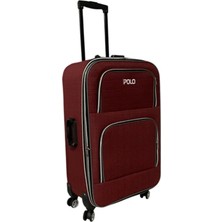 Karizma Polo Ultra Hafif -4 Tekerli-Körüklü-Su Geçirmez Kumaşdan Büyük Boy Valiz 75 cm