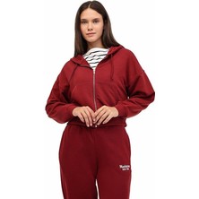 Kinetix Wl 17ARIA BTS-K18 5pr Bordo Kadın Eşofman Üstü