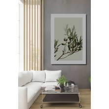 Teona Ahşap Dekoratif Ahşap Dikdörtgen Tablo Zeytin Dalı Çerçeve Görünümlü