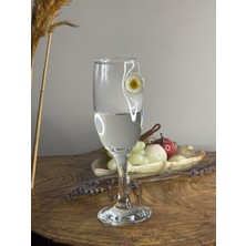 AK-SA-STR Şampanya Kadehi̇ Papatya Fi̇gürlü 2'li̇