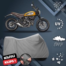 ULTRASHOP Ducati Scrambler Classic Su Geçirmez Motosiklet Brandası Dış Mekan Motosiklet Örtüsü
