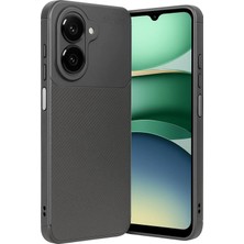 Techno Guru Redmi A5 4g Kılıf Karbon Desenli Şık Darkon Premium Silikon Kapak-Gri