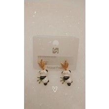 Tılsım Accesories Xupıng Çelik Çocuk Küpe