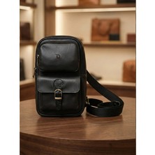 Yedideri Hakiki Deri Sling Bag – Şık ve Minimal Günlük Omuz Çantası