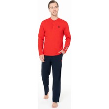 U.s. Polo Assn. 18959-B Erkekbattal Ev Giyim 26K-KIRMIZI-3XL