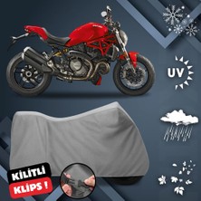 ULTRASHOP Ducati Monster 1200 Su Geçirmez Motosiklet Brandası Dış Mekan Motosiklet Örtüsü