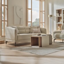 Enza Home Marsana Koltuk Takımı - Krem