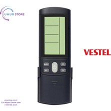 Vestel Nova Inverter 18 A++ Klima Kumandası Siyah Uyumlu Vestel Marka Parça Tipi Kumanda