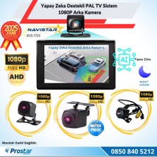 Navistar Yapay Zeka Özellikli Arka Görüş Kamerası Ahd 1080P Pal Sesli Ikazlı Dc 12V