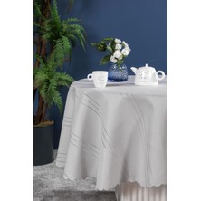 Elart Dream Masa Örtüsü Dertsiz Yuvarlak (160X160 Cm) Gri