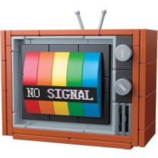 Trust Store Oyuncak LEGO Renkli Televizyon Yapım Seti Blx 1988 Nostaljik Tasarım, Eğitici Yap-Boz Oyuncağı