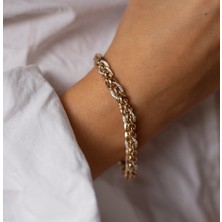 Oroline Kuyumculuk 14 Ayar Altın Hallow Kadın Bileklik