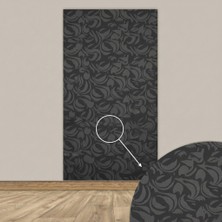 Tink 3D Kendinden Yapışkanlı Akustik Keçe Panel Modern Desenli 52X98 cm 2 Adet(1 M²) Koyu Gri
