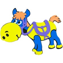 Kiddico Toys Hayvanlar Çocuk Eva Duvar Süsü Eşşek