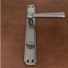 Koldoor Osmanlı Mat Skoç Füme Bravo Aynalı Wc Banyo Kapı Kolu Içeriden Sağ Basar