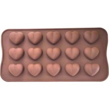 Epinox Pastry Çikolata Kalıbı - Silikon - Kalp (Klp-21)