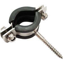 TYA Paslanmaz Trifonlu Lastikli Boru Kelepçesi A2 Aısı 304 – Marin Tip – Ağır Hizmet – 4’lü Set