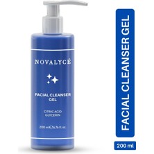 Novalyce Facial Cleanser Gel Arındırıcı Nemlendirici Yüz Temizleme Jeli | Sodium PCA & Panthenol