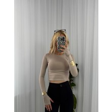 Parmak Geçmeli Bluz