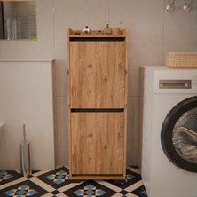 Eco Room Duo 2 Raflı Çamaşır Dolabı - Atlantik Çam - 117X45X32 cm