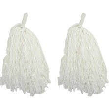 LTG Nova 1 Çift ( 2 Adet ) Beyaz Renk 23 Nisan Gösteri Ponponu