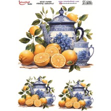 E Hobici Pirinç Dekopaj Kağıdı 30X42CM PT-1743